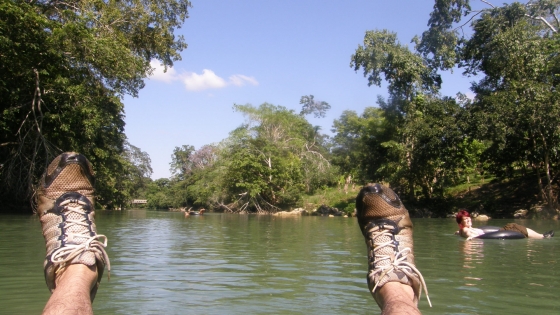 River Tube in Belize 